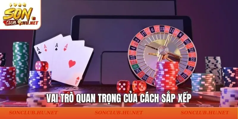 Vai trò quan trọng của cách sắp xếp